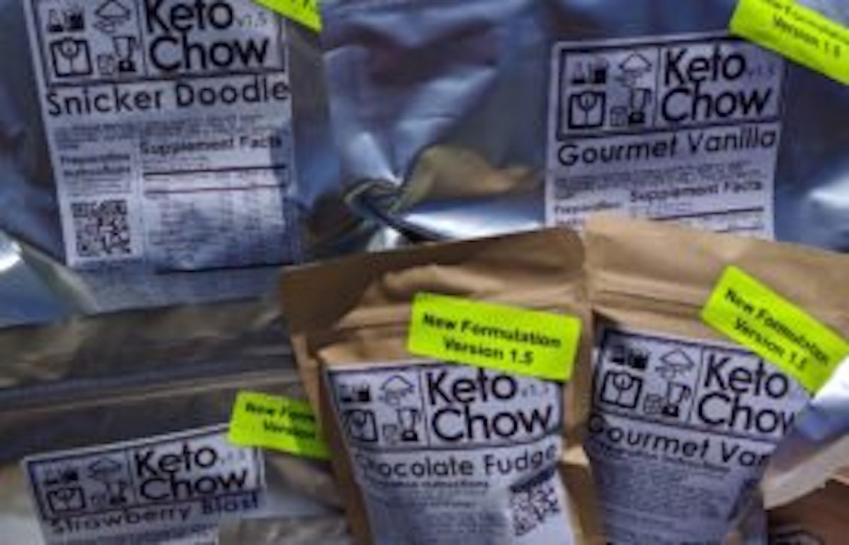 keto chow packaging