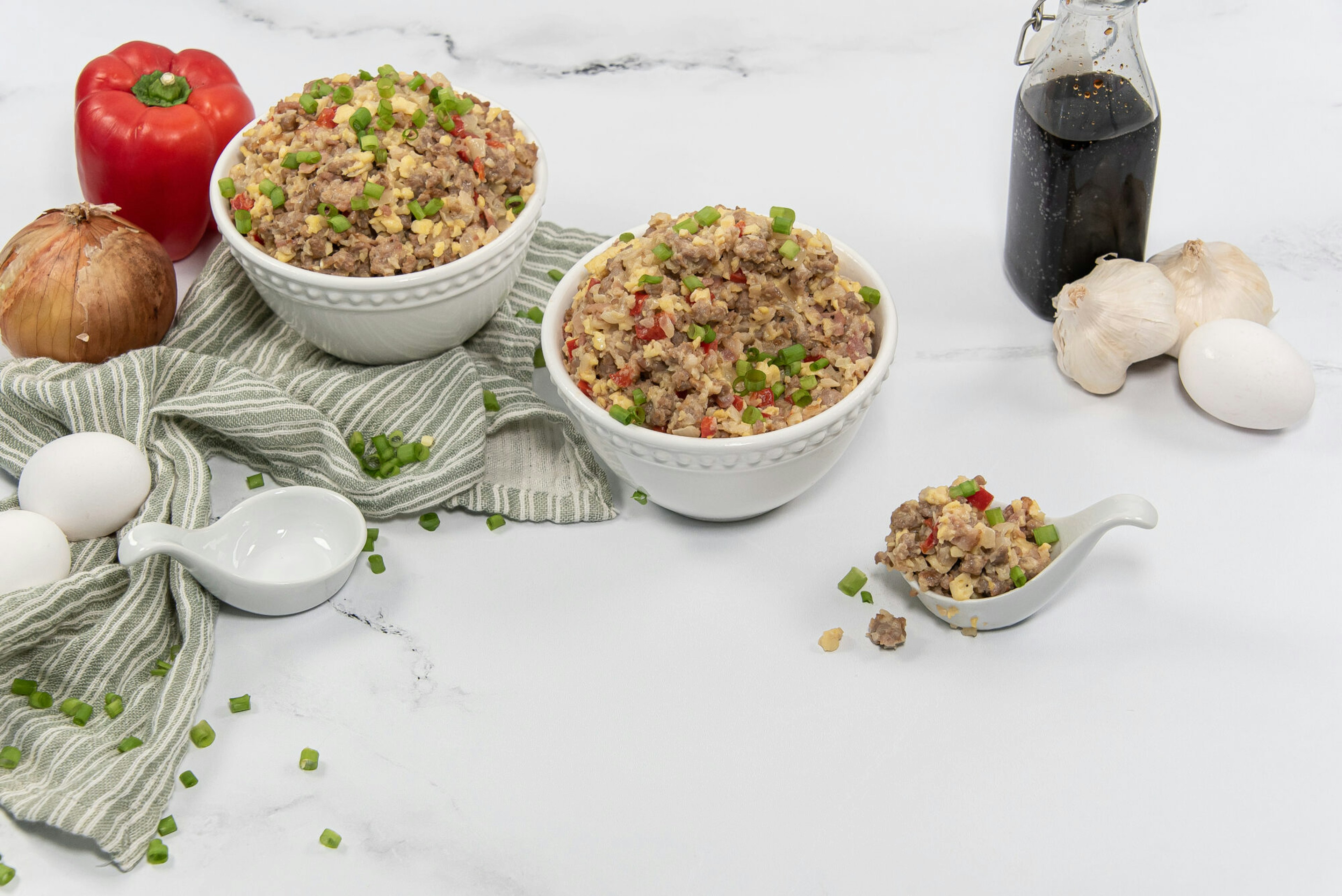 pork keto fried rice