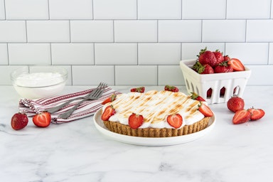 no bake strawberry pie