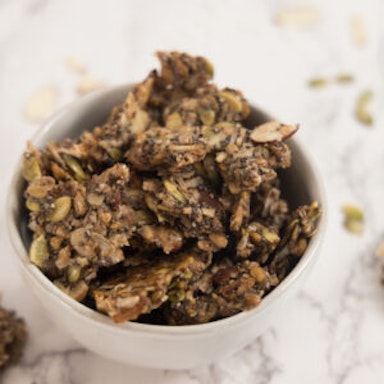 soft-baked keto granola