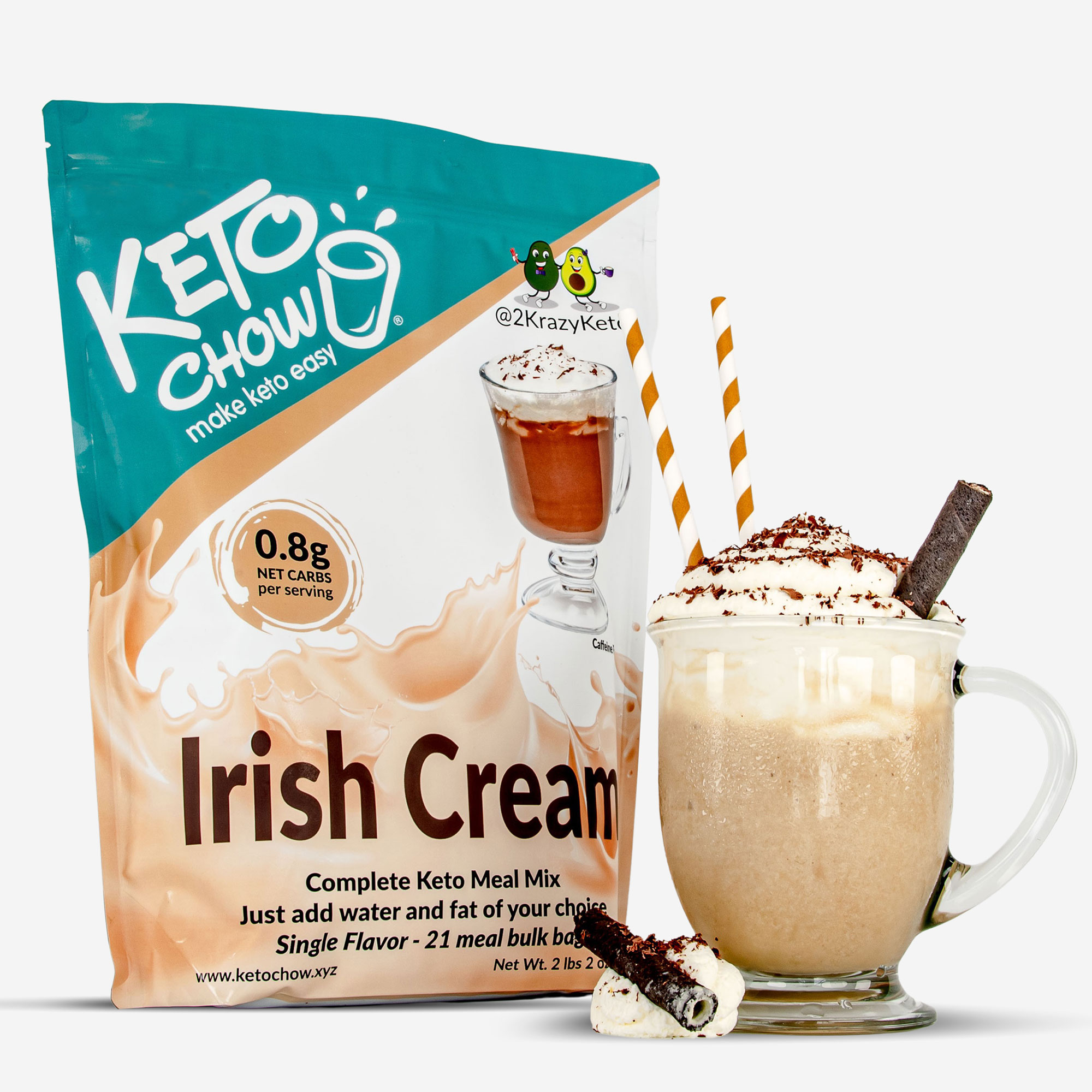 Irish Cream Keto Chow bulk bag